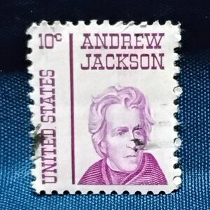 Uncirculated USA 1967 Andrew Jackson 10 cent Stamp!!